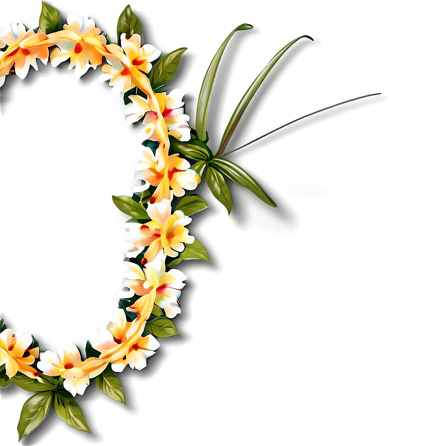 Butterfly Hawaiian Lei Png 52