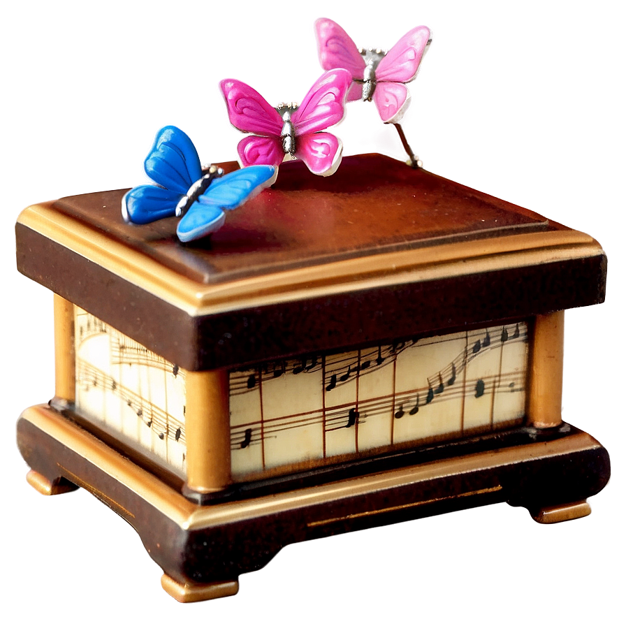 Butterfly Music Box Png Fbt14