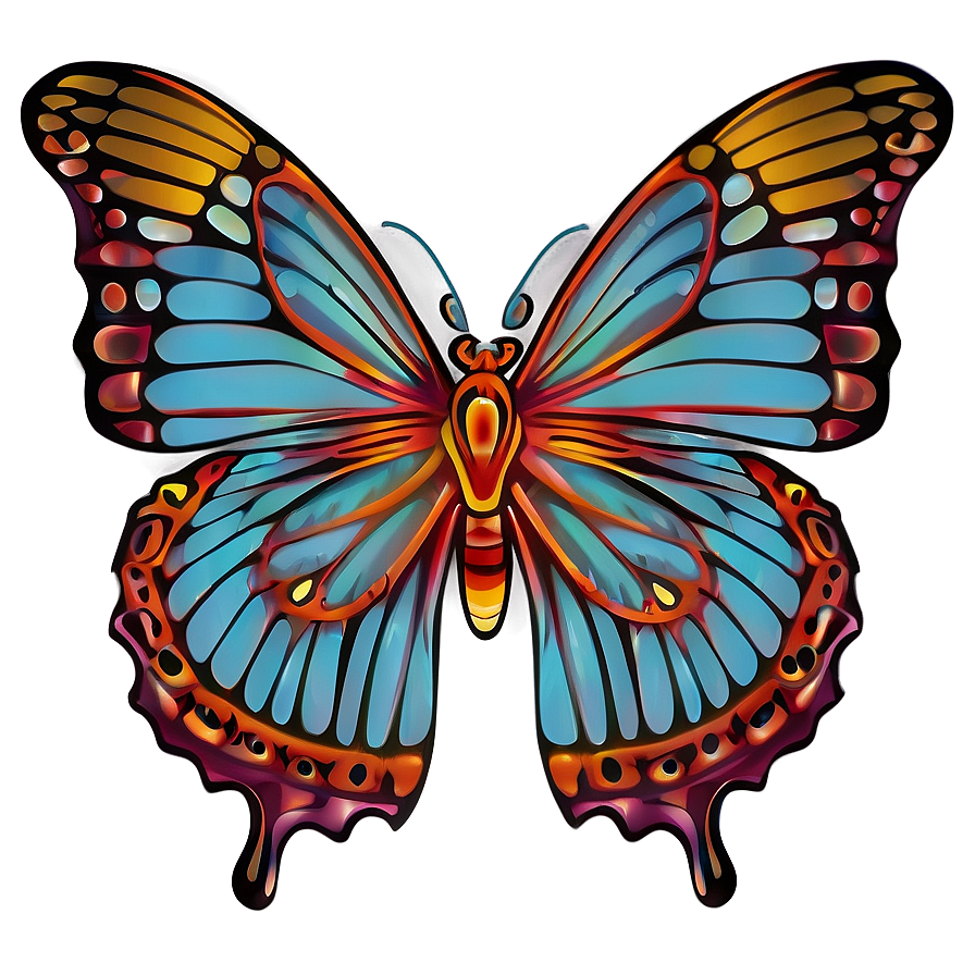 Butterfly Outline Art Png 05252024