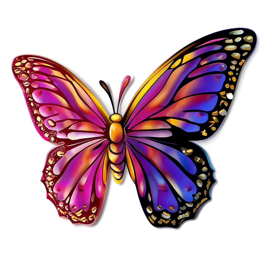 Butterfly Outline Design Png Fih92