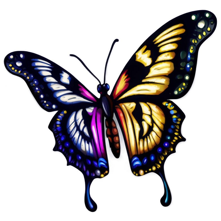 Butterfly Outline For Coloring Png Iqm