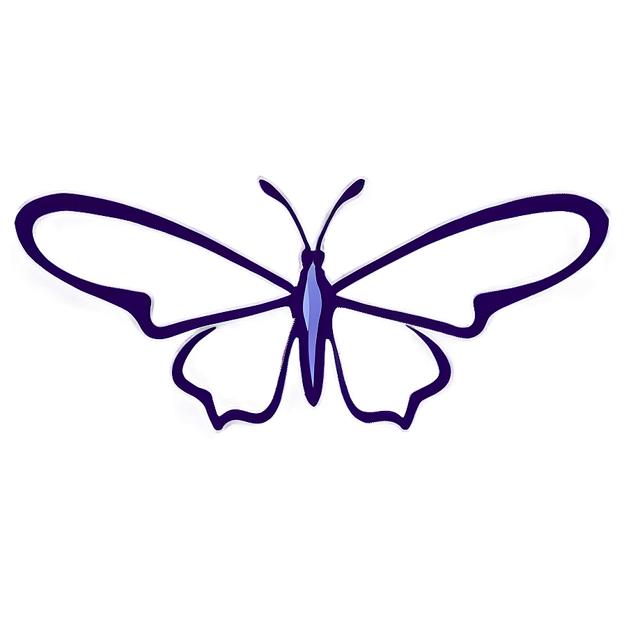 Butterfly Outline Sketch Png Pxc