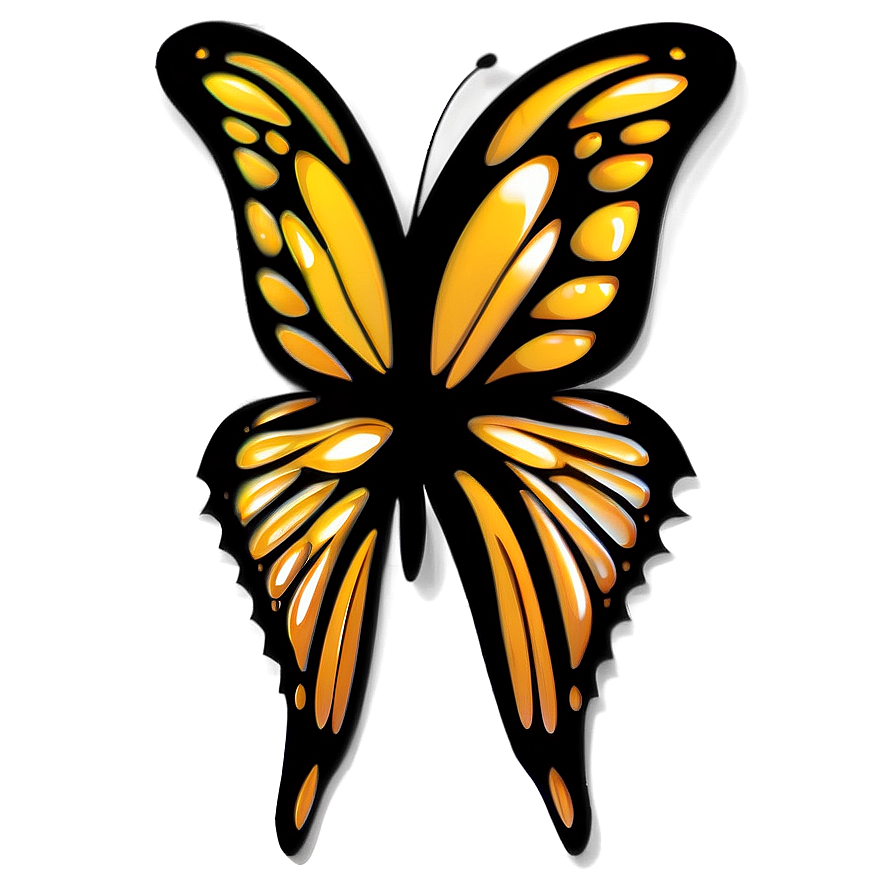 Butterfly Outline Vector Png 05252024