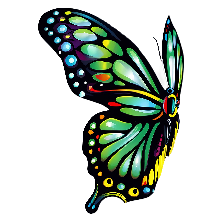 Butterfly Wing Graphic Png 06242024