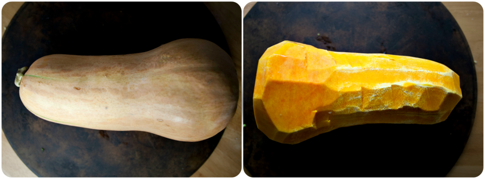 Butternut Squash Wholeand Sliced