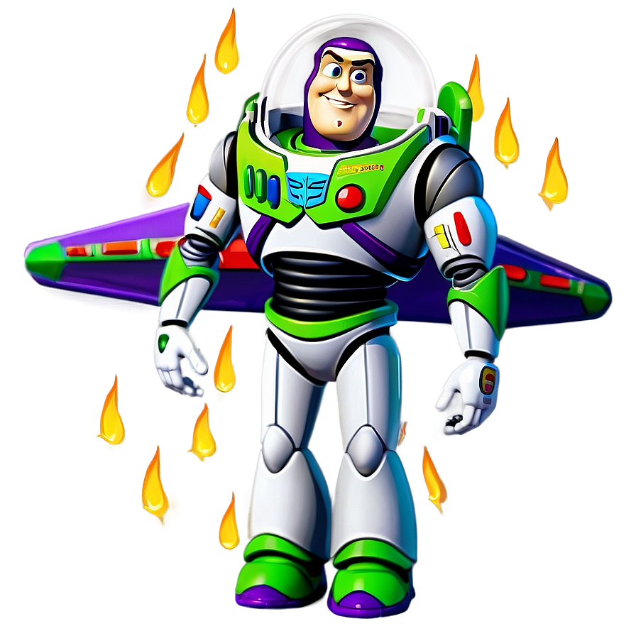 Buzz Lightyear With Spaceship Png 05232024