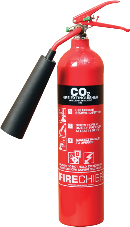 C O2 Fire Extinguisher Red