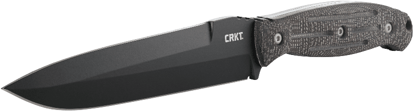 C R K T Folding Knife Black Blade