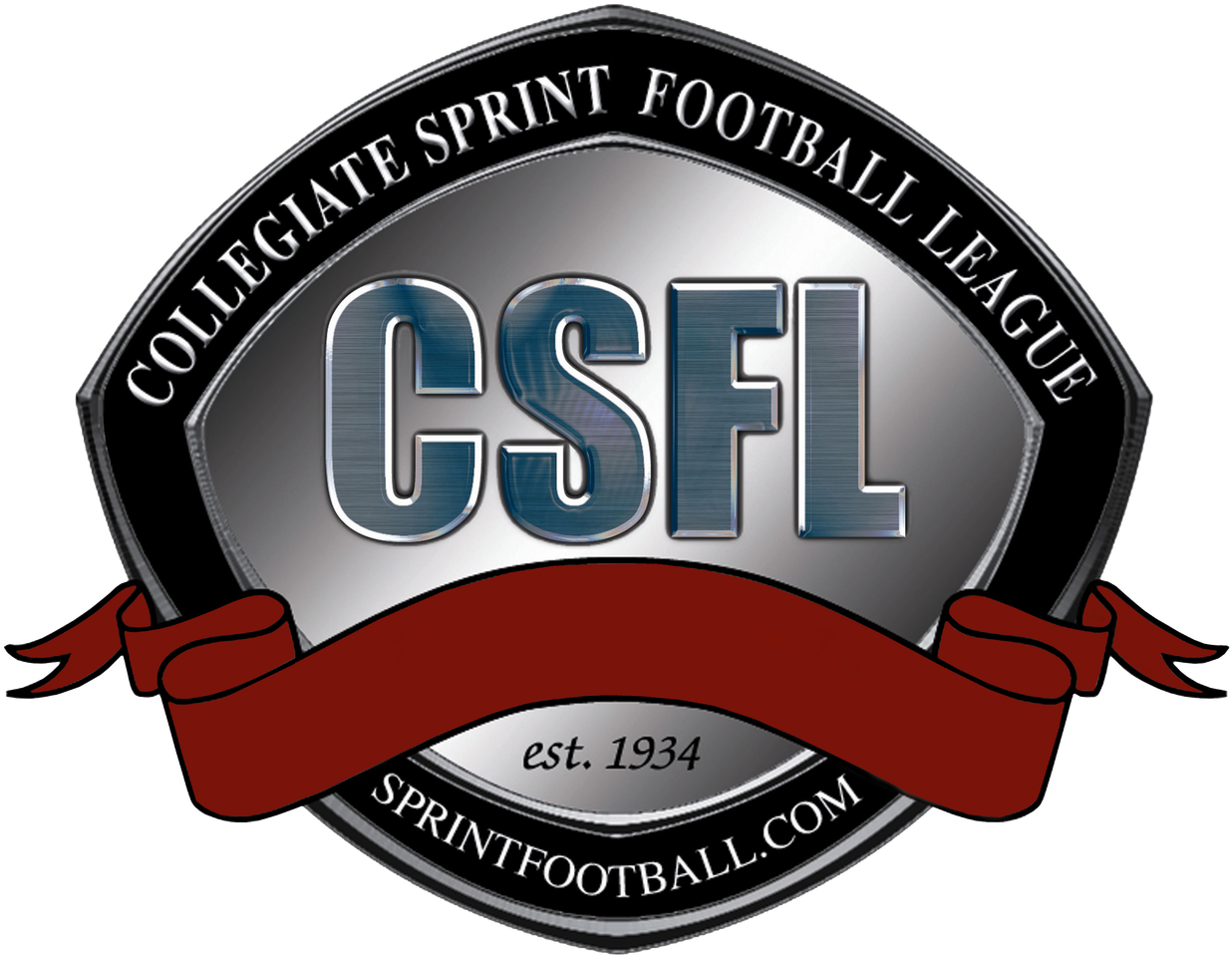 C S F L Collegiate Sprint Football League Logo