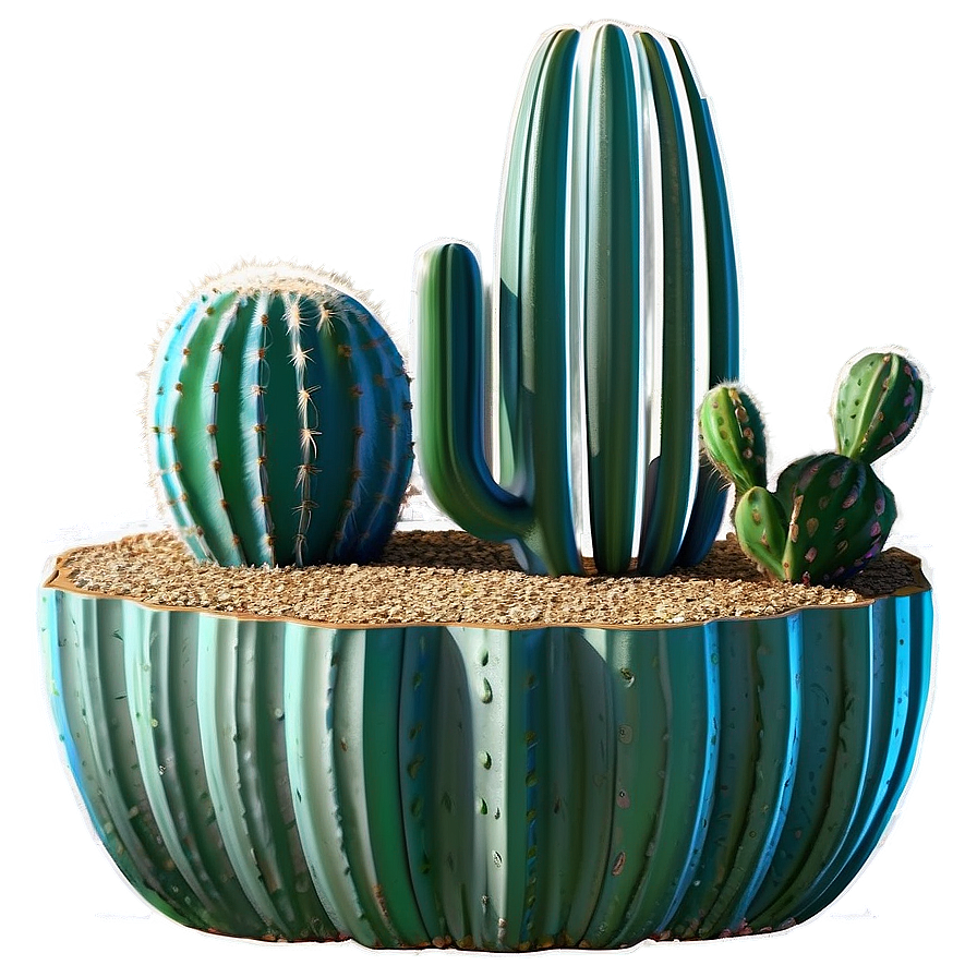 Cactus Garden Scene Png 8