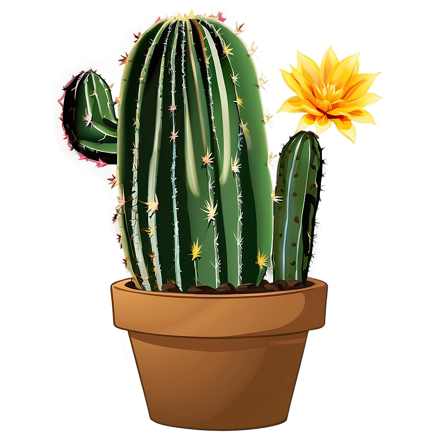 Cactus With Pot Png Jdr35