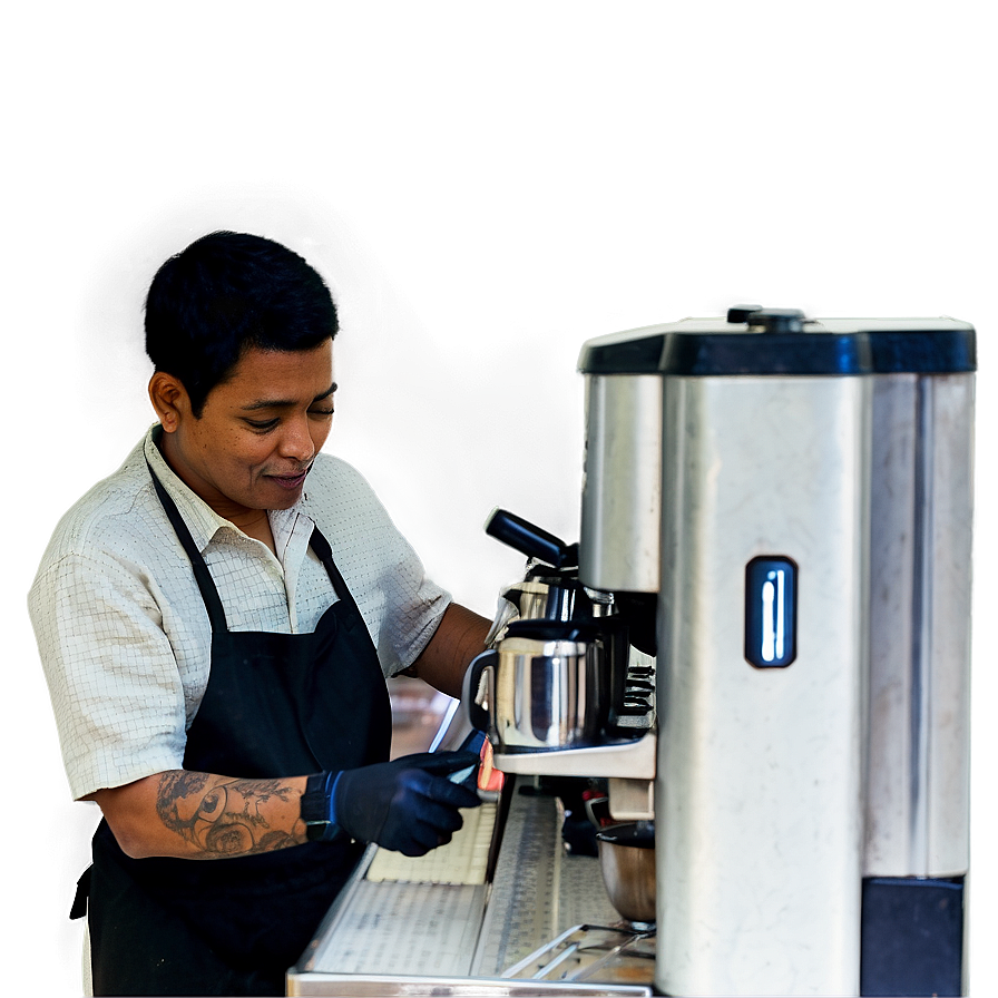 Cafe Barista In Action Png Nyk57