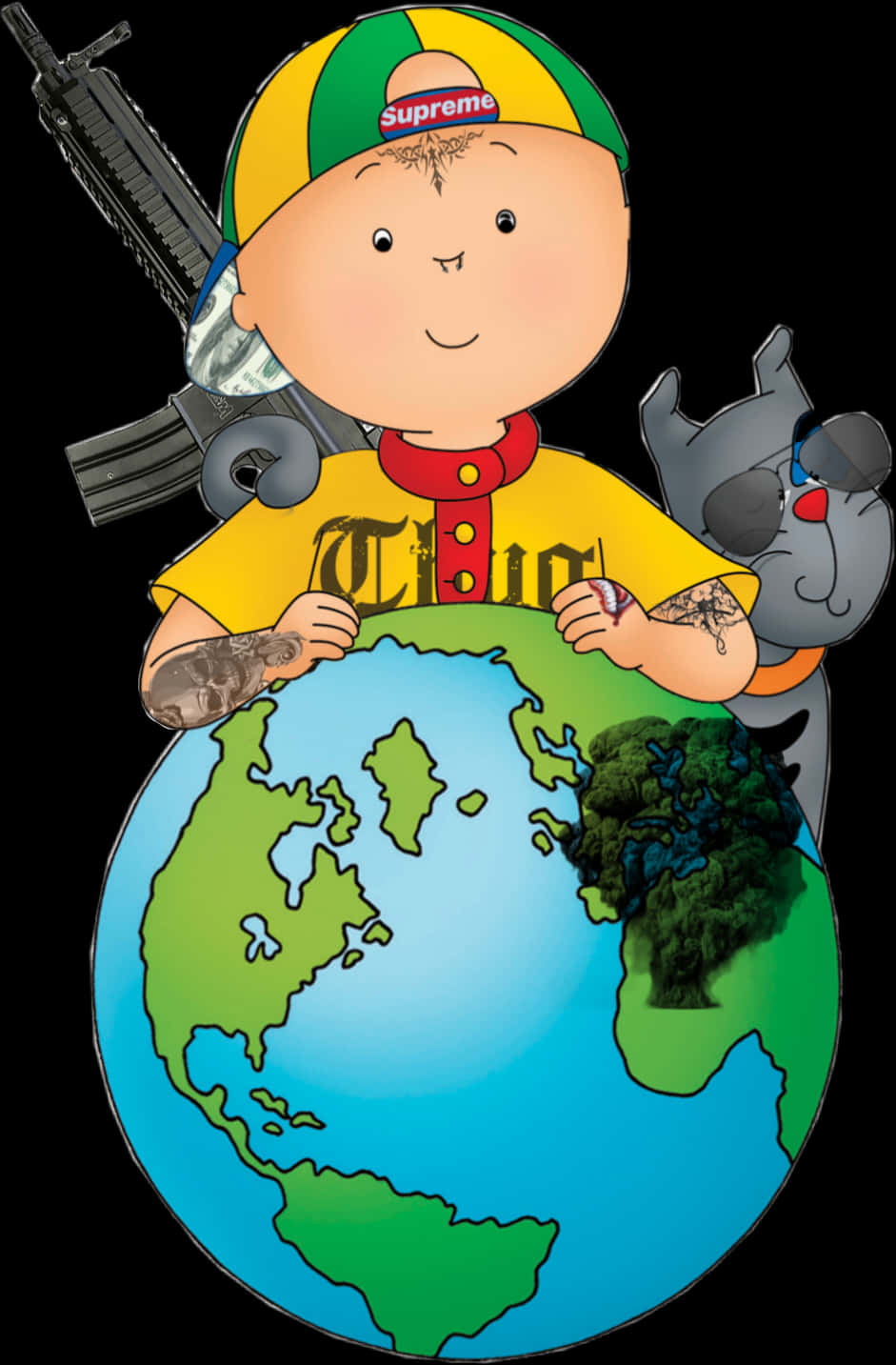 Caillou Supreme World Domination