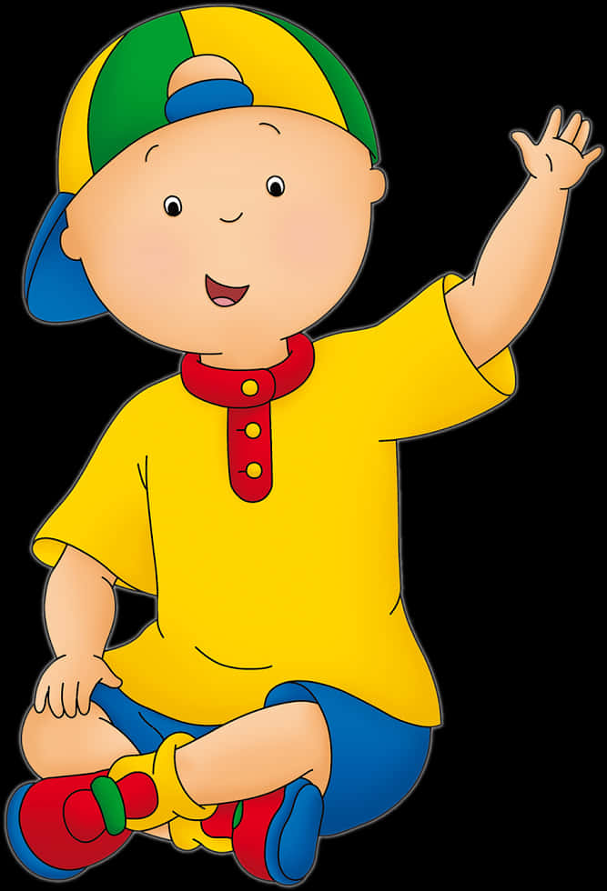 Caillou Waving Hello