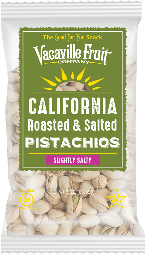 California Roasted Salted Pistachios Packaging