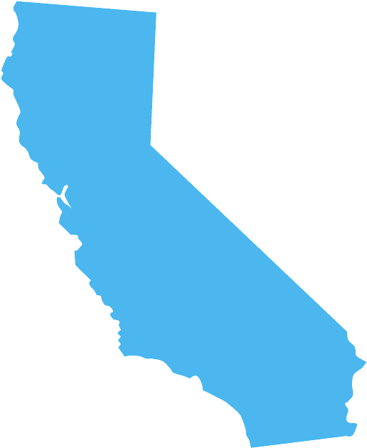 California State Outline Vector