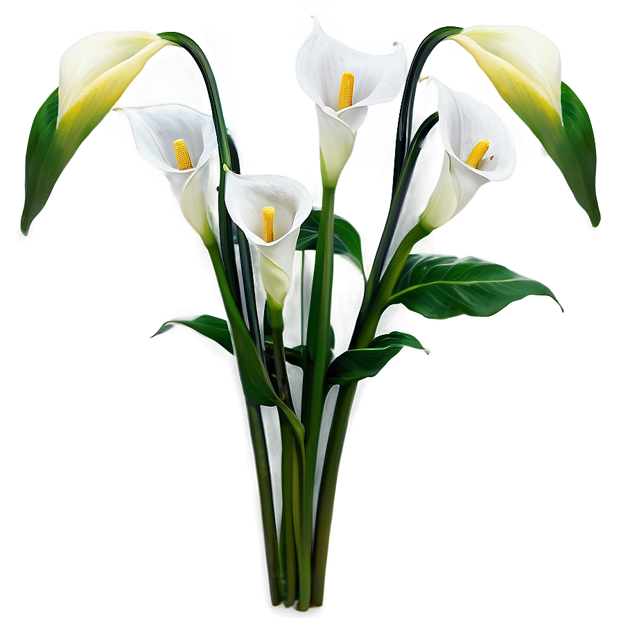 Calla Lily Arrangement Png 06282024