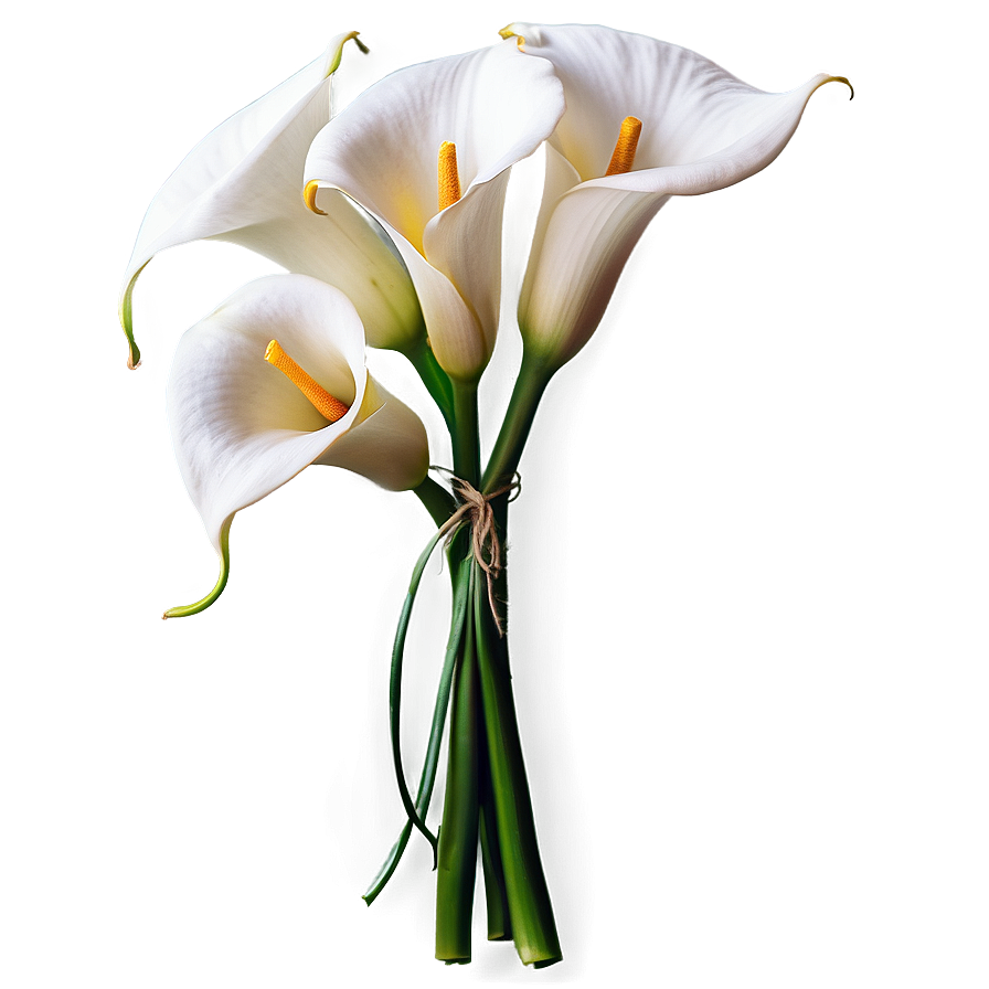 Calla Lily Wedding Bouquet Png 44