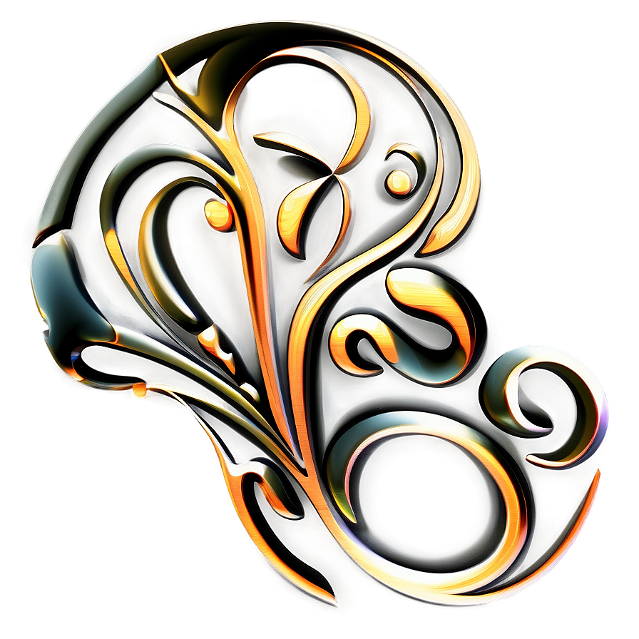 Calligraphic Flourish Logo Png Cxh61