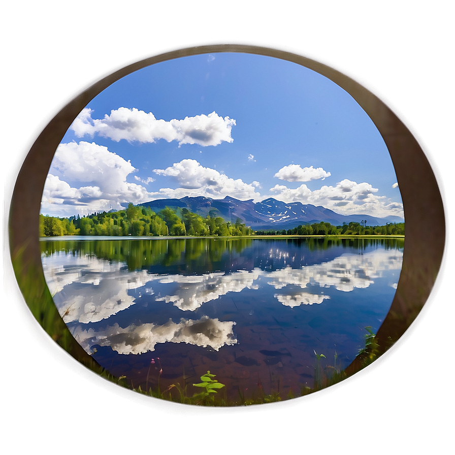 Calm Lake Reflections Photo Png Kkl18