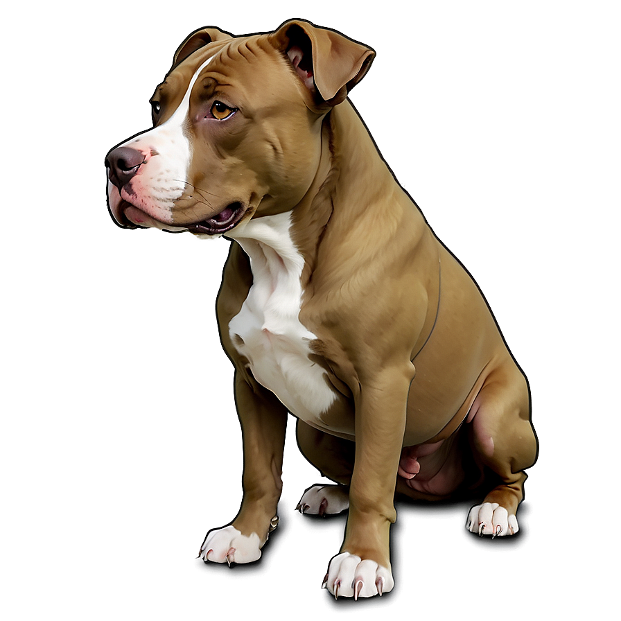 Calm Pitbull Png 05212024