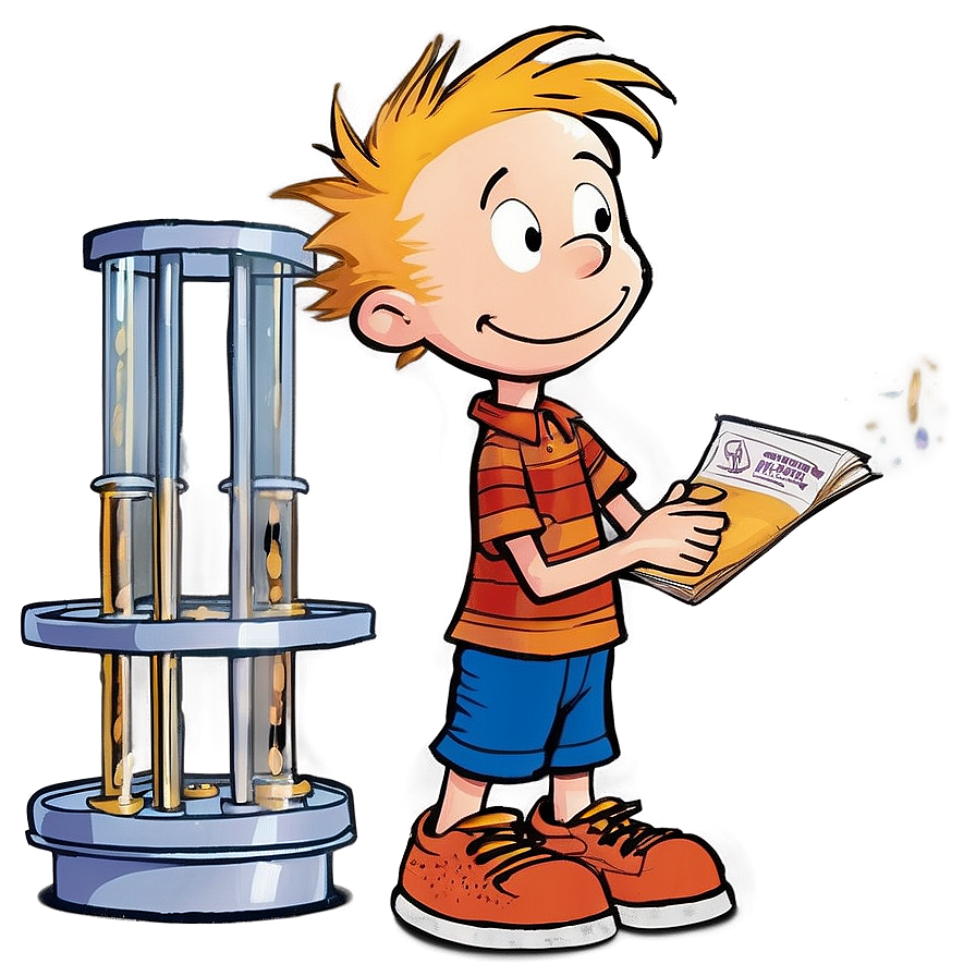 Calvin And Hobbes Science Fair Png Mvy13