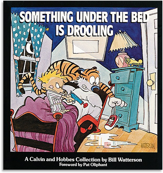 Calvinand Hobbes Something Underthe Bed Is Drooling Cover