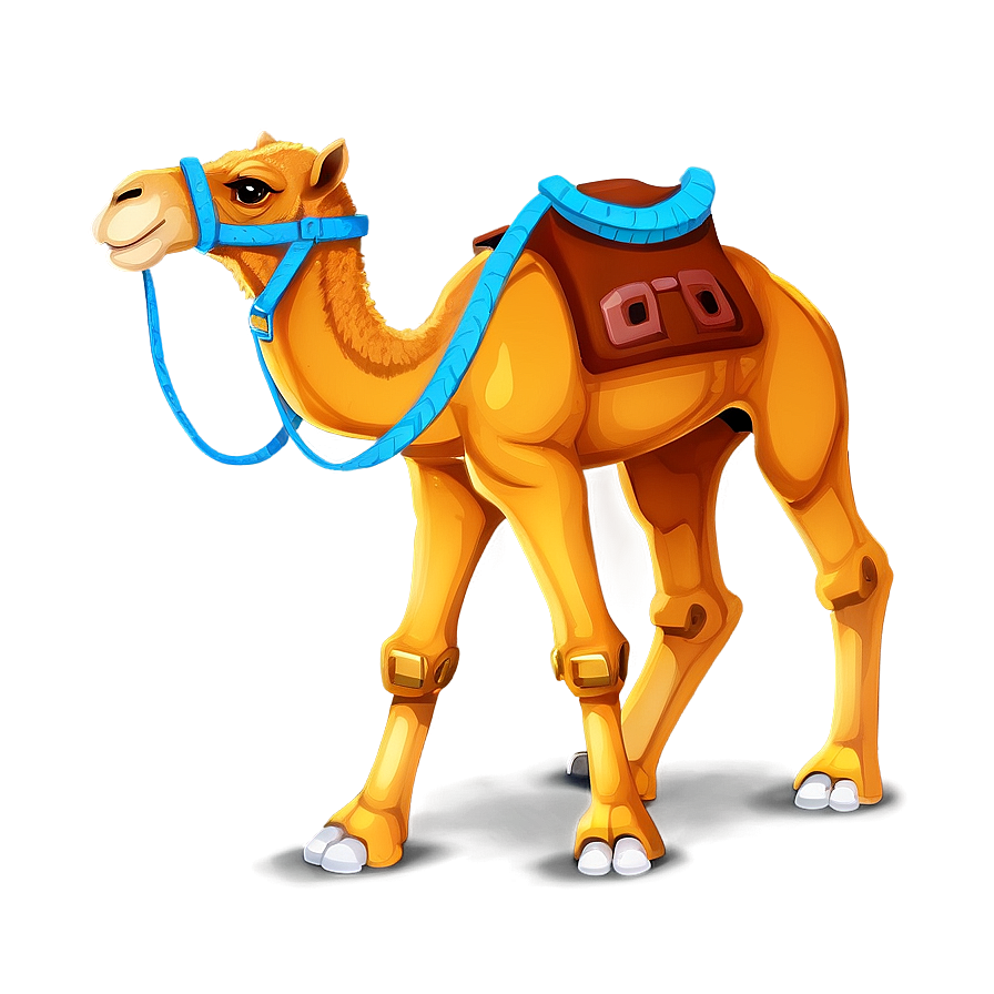 Camel In Traditional Harness Png Lyy12