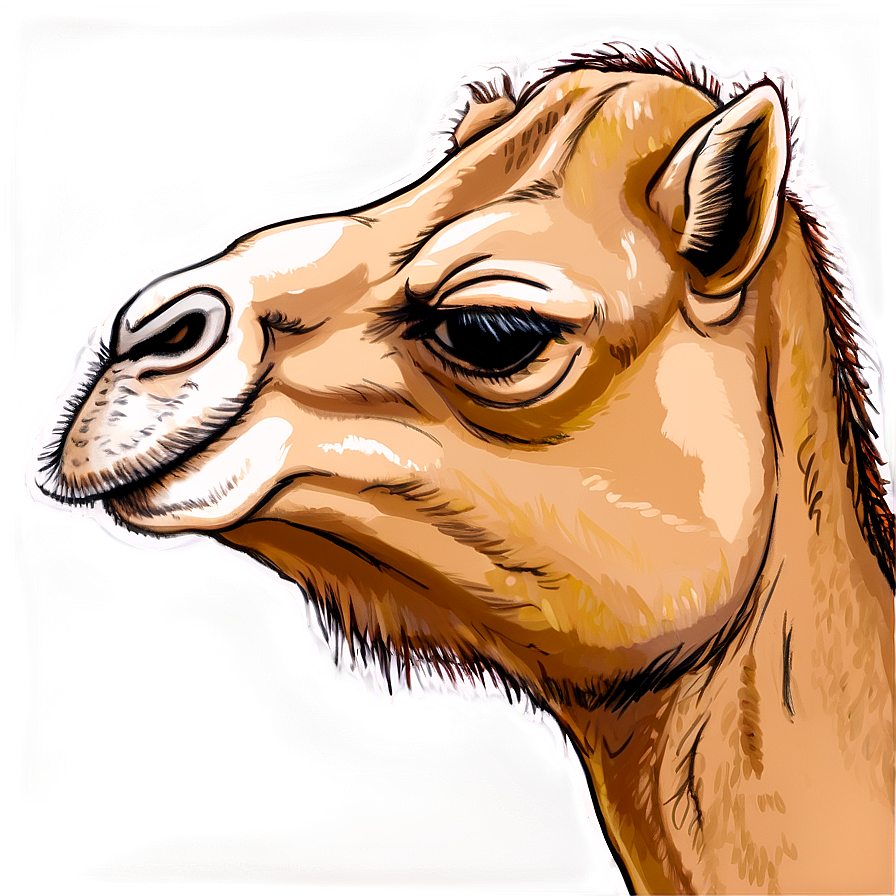 Camel Sketch Png Uaa