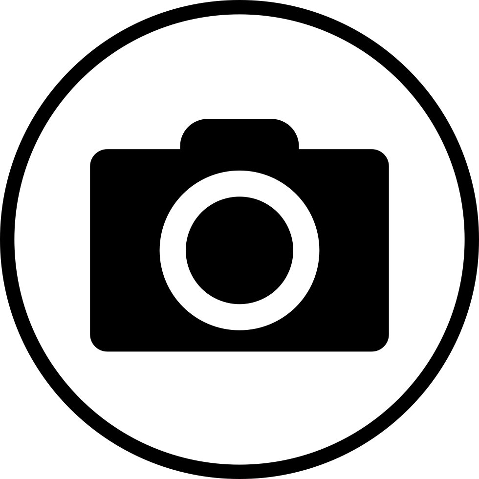 Camera Icon Simple Black