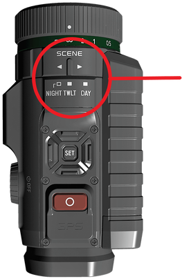 Camera Lens Scene Mode Selector