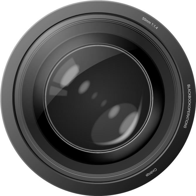 Camera Lens Vector Illustration