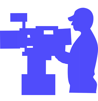 Cameraman Silhouette Graphic