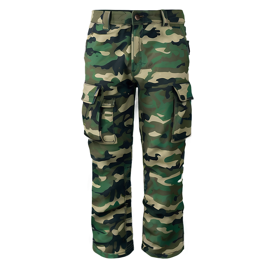 Camo Cargo Pants Png 40