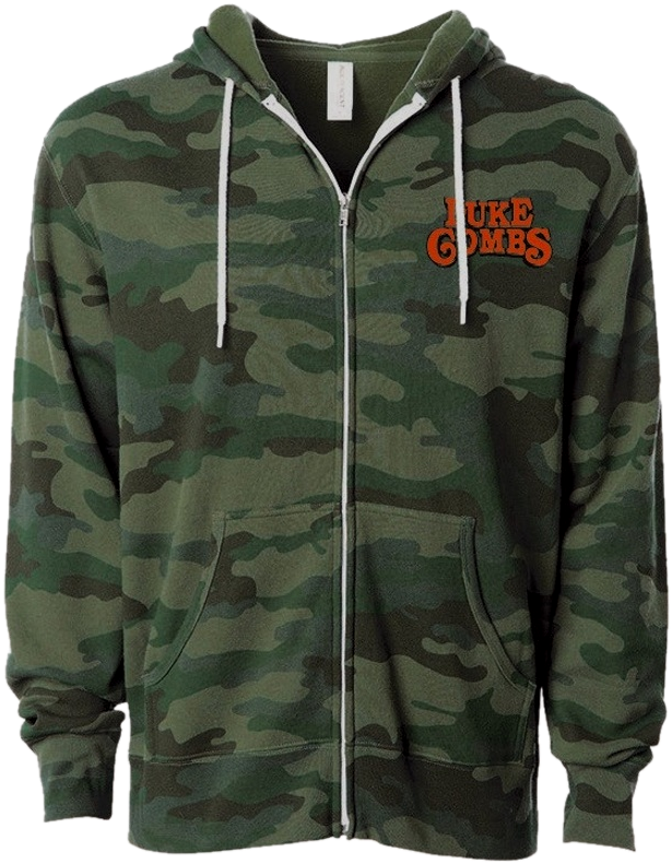 Camo Hoodie Luke Combs Logo