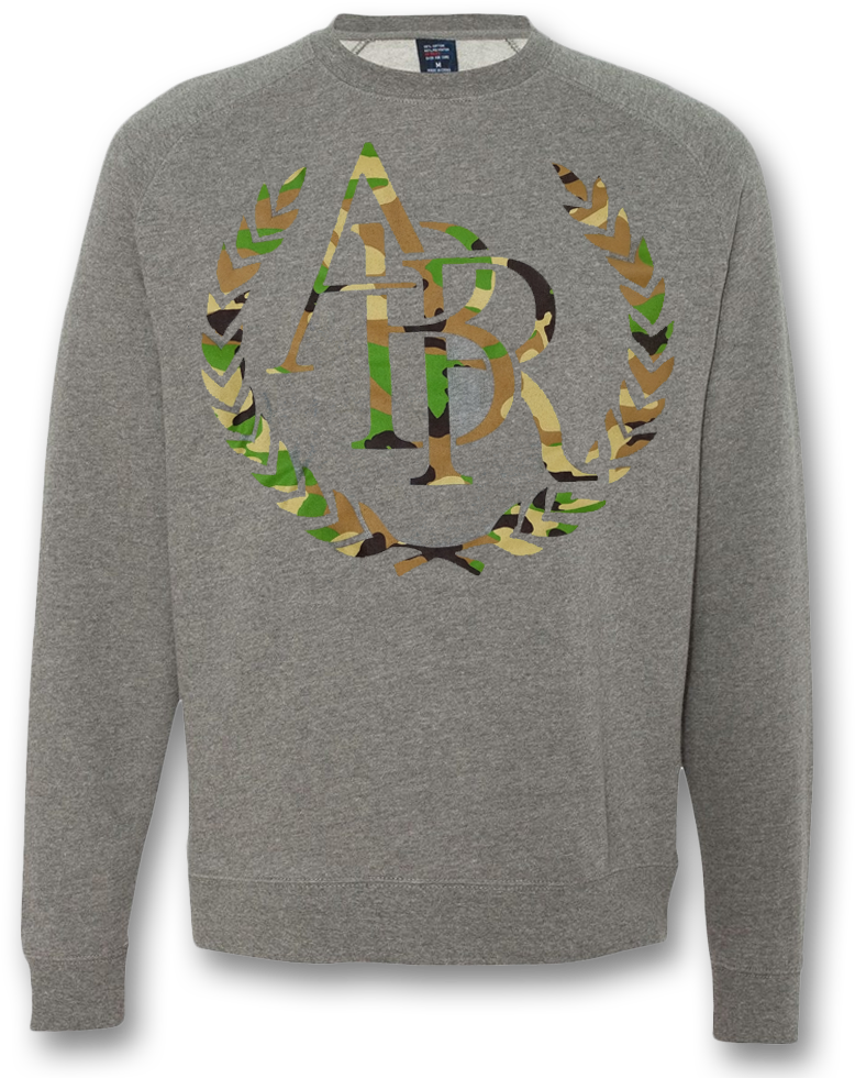 Camo Logo Grey Sweatshirt