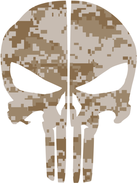 Camo Skull Graphic