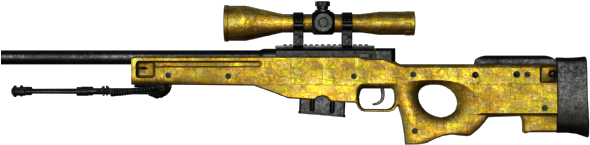 Camo Sniper Rifle Profile