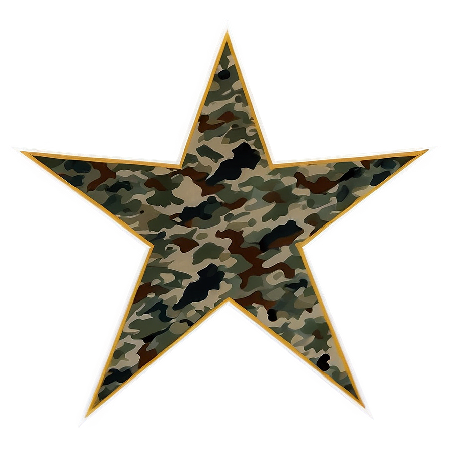 Camo Star Design Png Uuw21