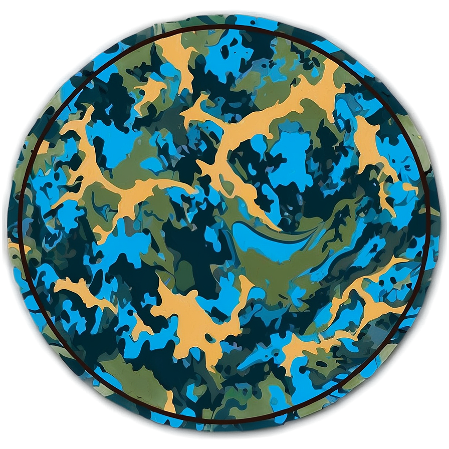 Camo Swirl Design Png Nep58