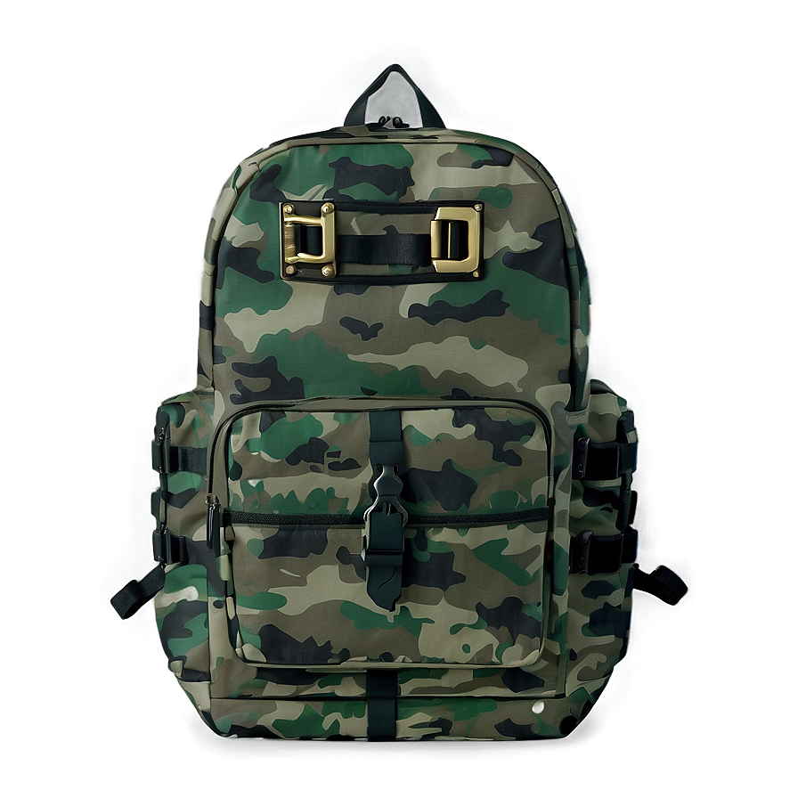 Camouflage Book Bag Military Png Ckg30