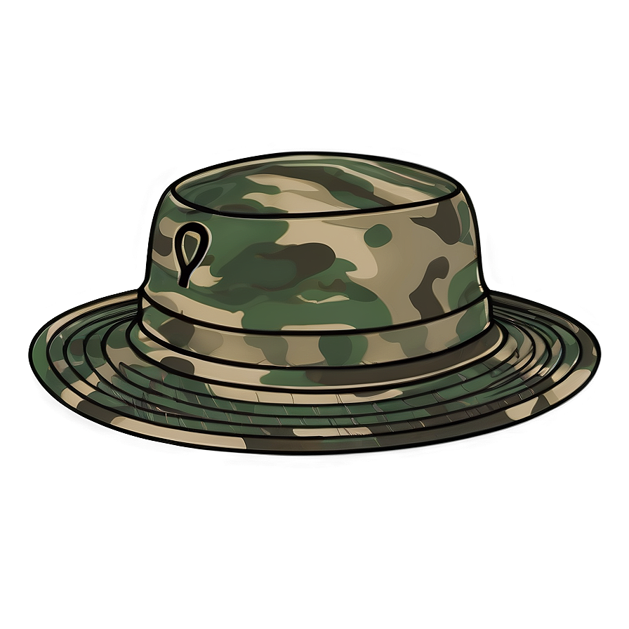 Camouflage Fishing Hat Png Mru