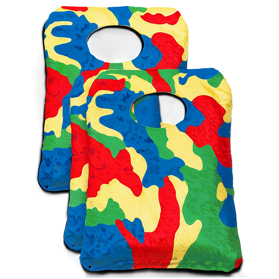 Camouflage Print Cornhole Bag Png 06292024