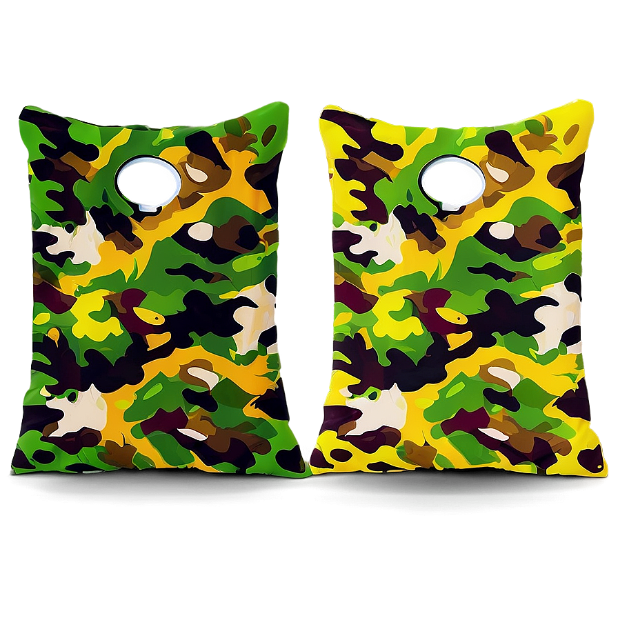 Camouflage Print Cornhole Bag Png Gye