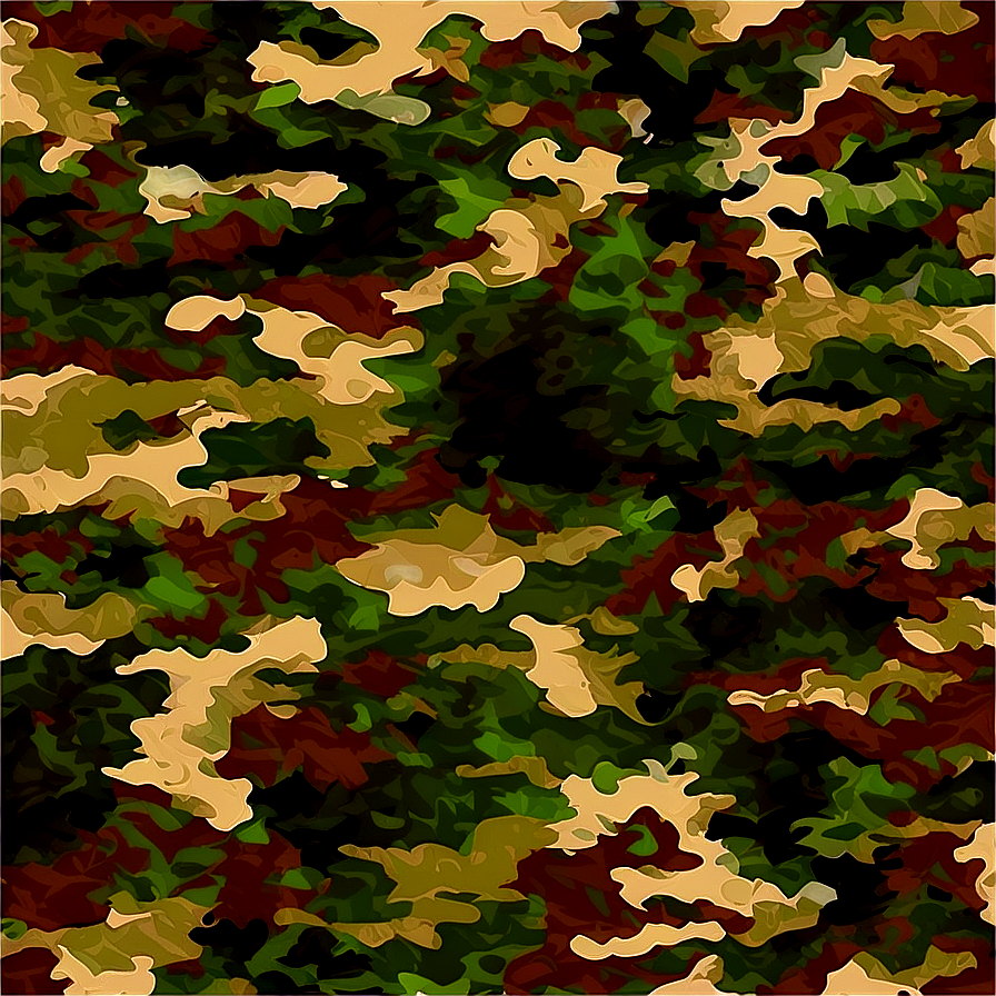 Camouflage Print Png 06202024