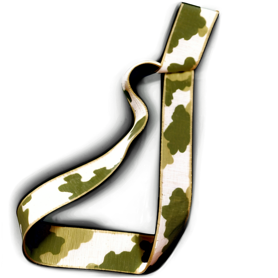 Camouflage Ribbon Png 06242024