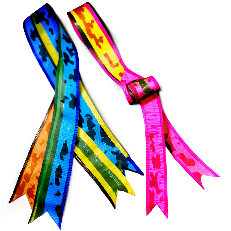 Camouflage Ribbon Png Iyd98