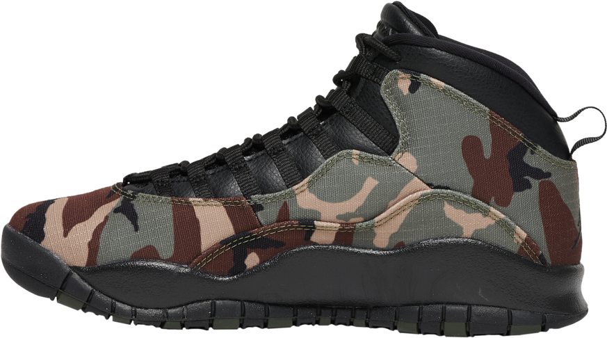 Camouflage Sneaker Profile View