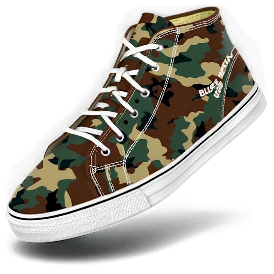 Camouflage Sneakers Png Jxf