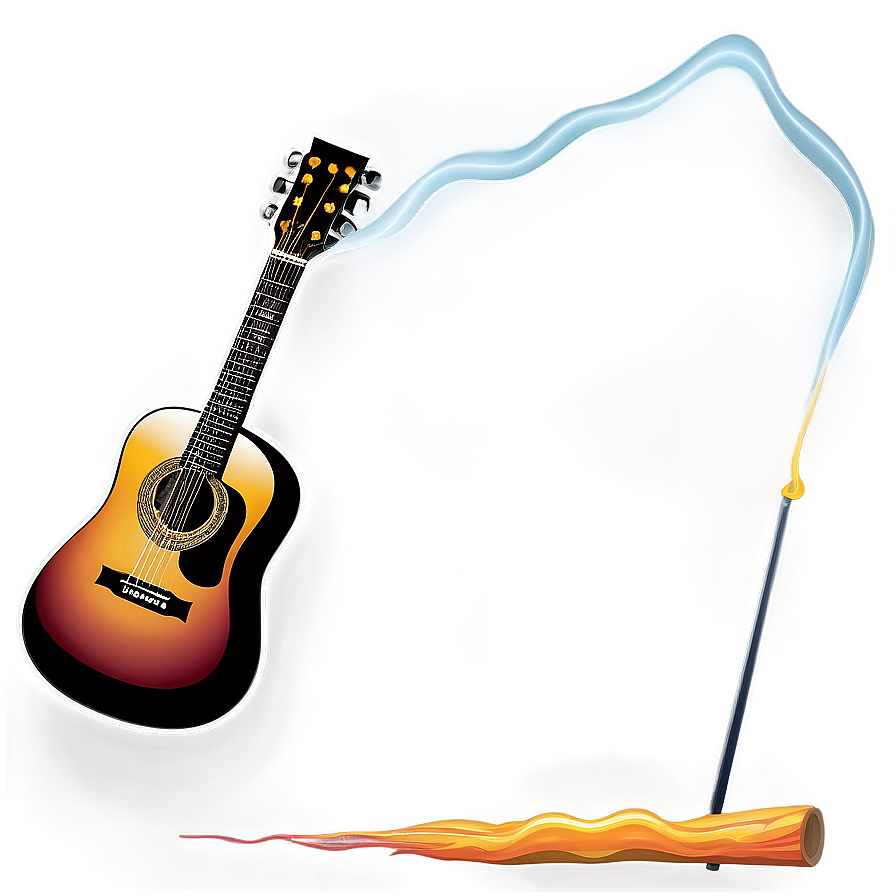 Campfire And Guitar Png 17